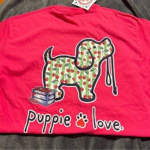 Puppie Love Cherries Size Large